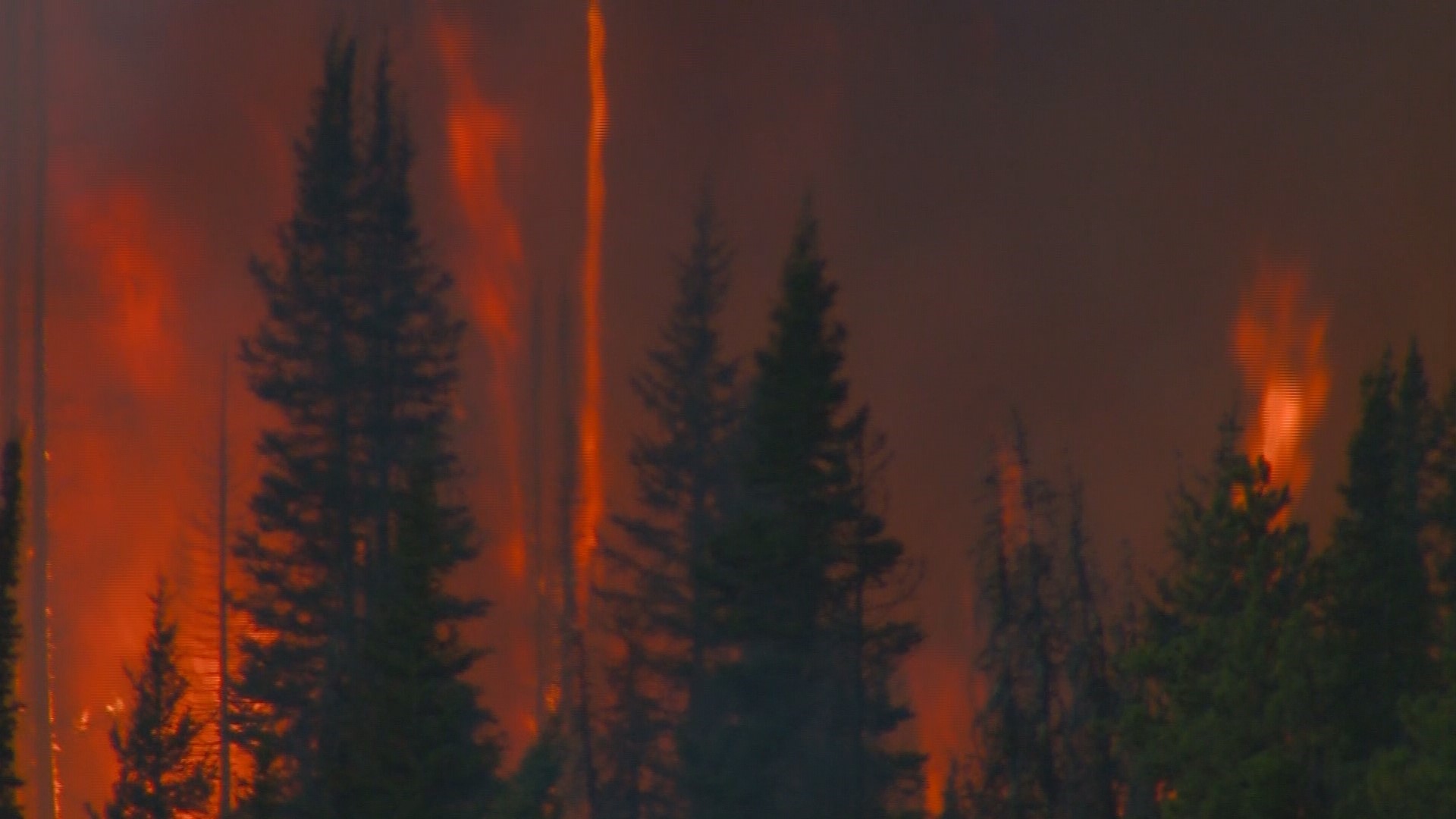Crews working to keep Nethker Fire away from Burgdorf Hot Springs ...