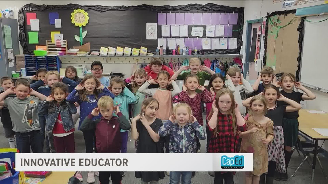 Innovative Educator: Homedale Elementary teacher teaches students to sign school pledge