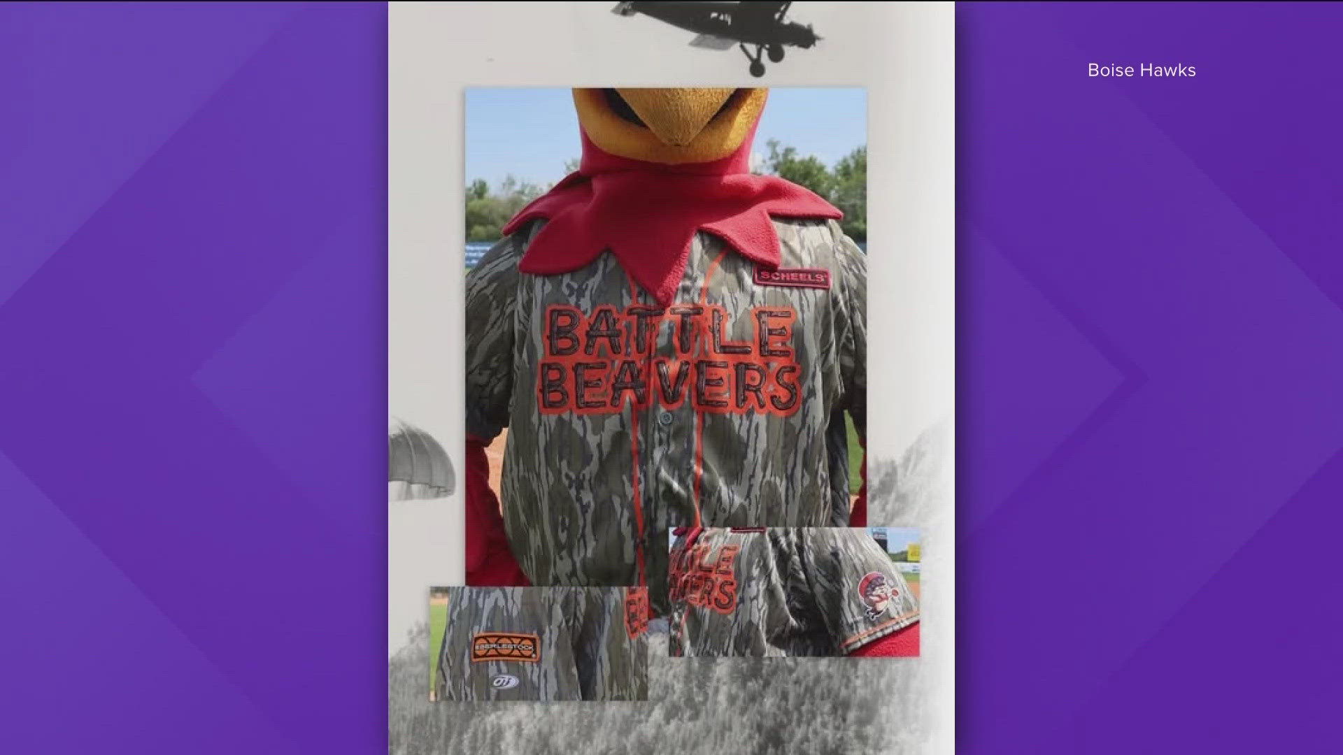 For only one night, the Boise Hawks will become the Boise Battle Beavers to commemorate Idaho's past, where wildlife officials relocated beavers by parachute. 