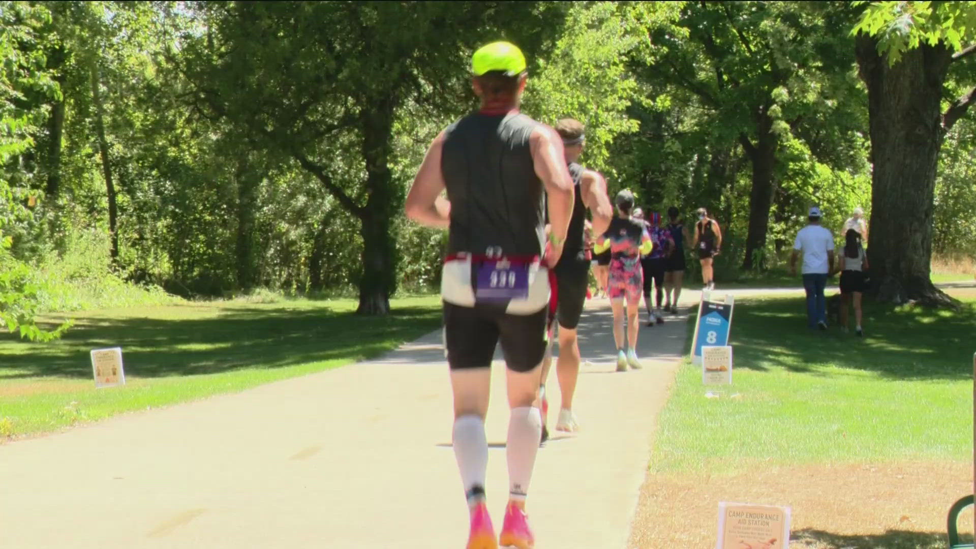 Australian Sam Appleton and Canadian Paula Findlay claimed victories Sunday as the IRONMAN 70.3 Boise triathlon returned.