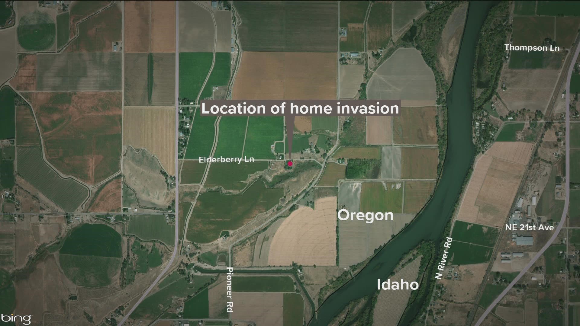 A man, with felony warrants in Idaho, entered a Malheur County home with a gun, demanding the residents make him a sandwich, according to the District Attorney.