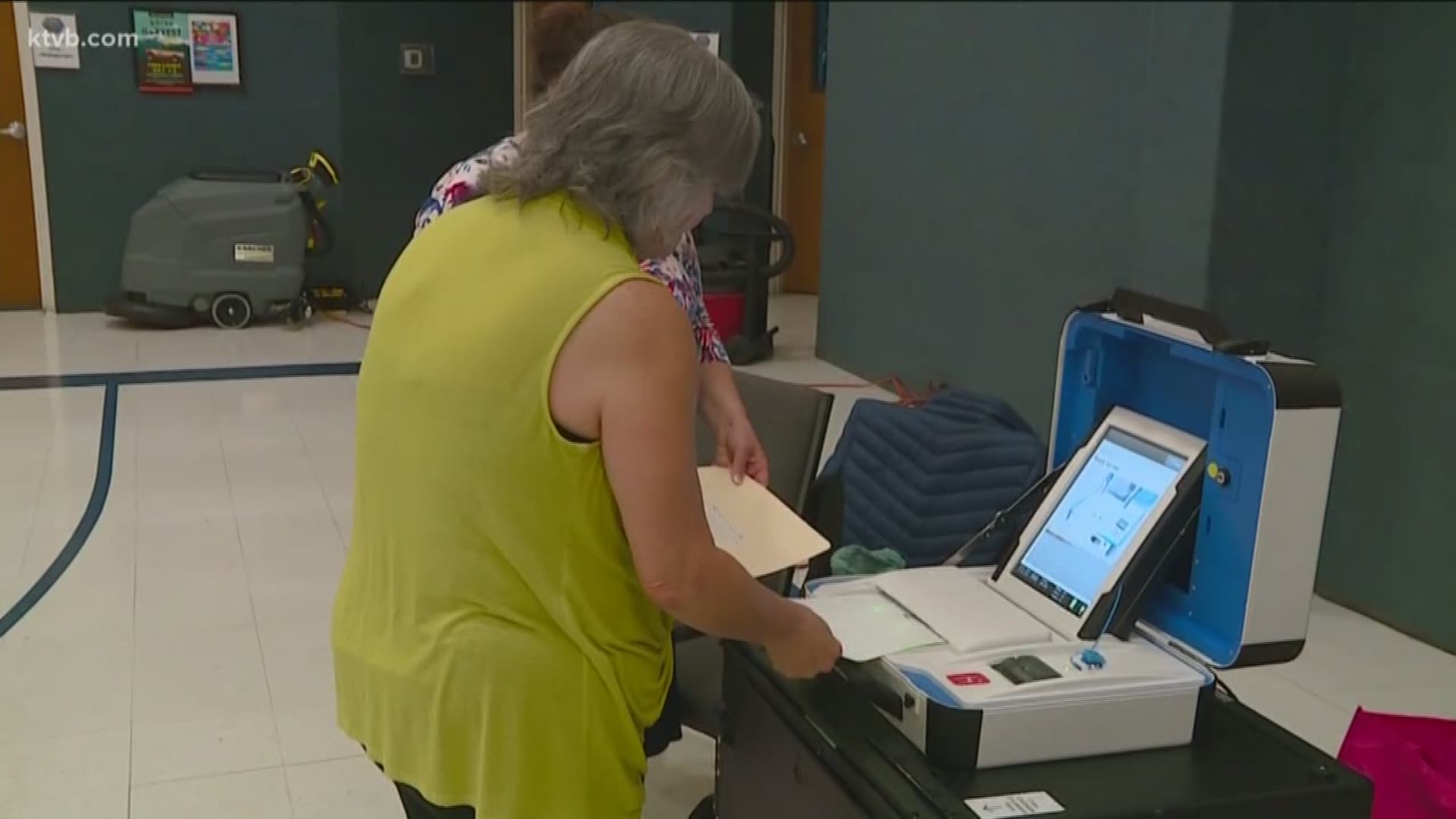 This is the first time that Canyon County is using new voting machines.  Some people were told they could not vote.