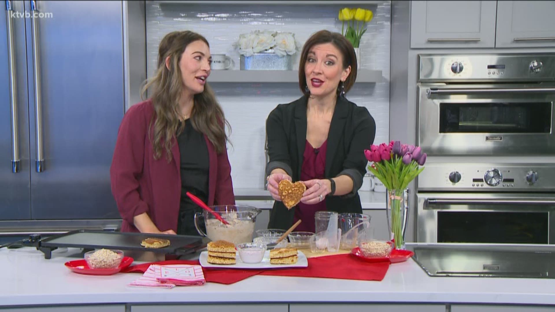 Registered dietitian Molly Tevis shows us how to make this heart healthy recipe for Valentine's Day.