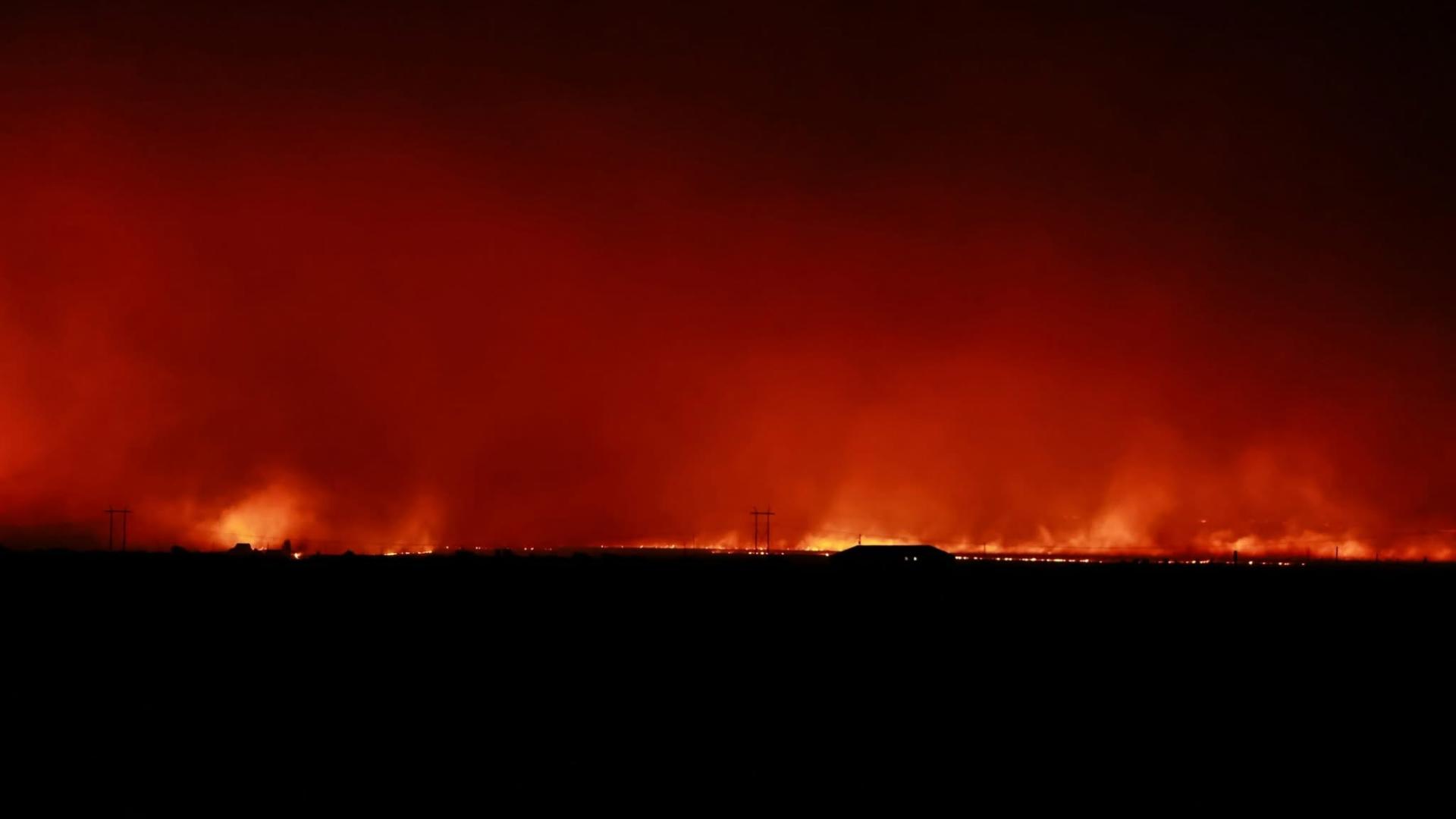 The Range Fire has burned more than 8,000 acres. Crews continue to attack the wildfire Friday morning after it prompted residential evacuations south of Boise.
