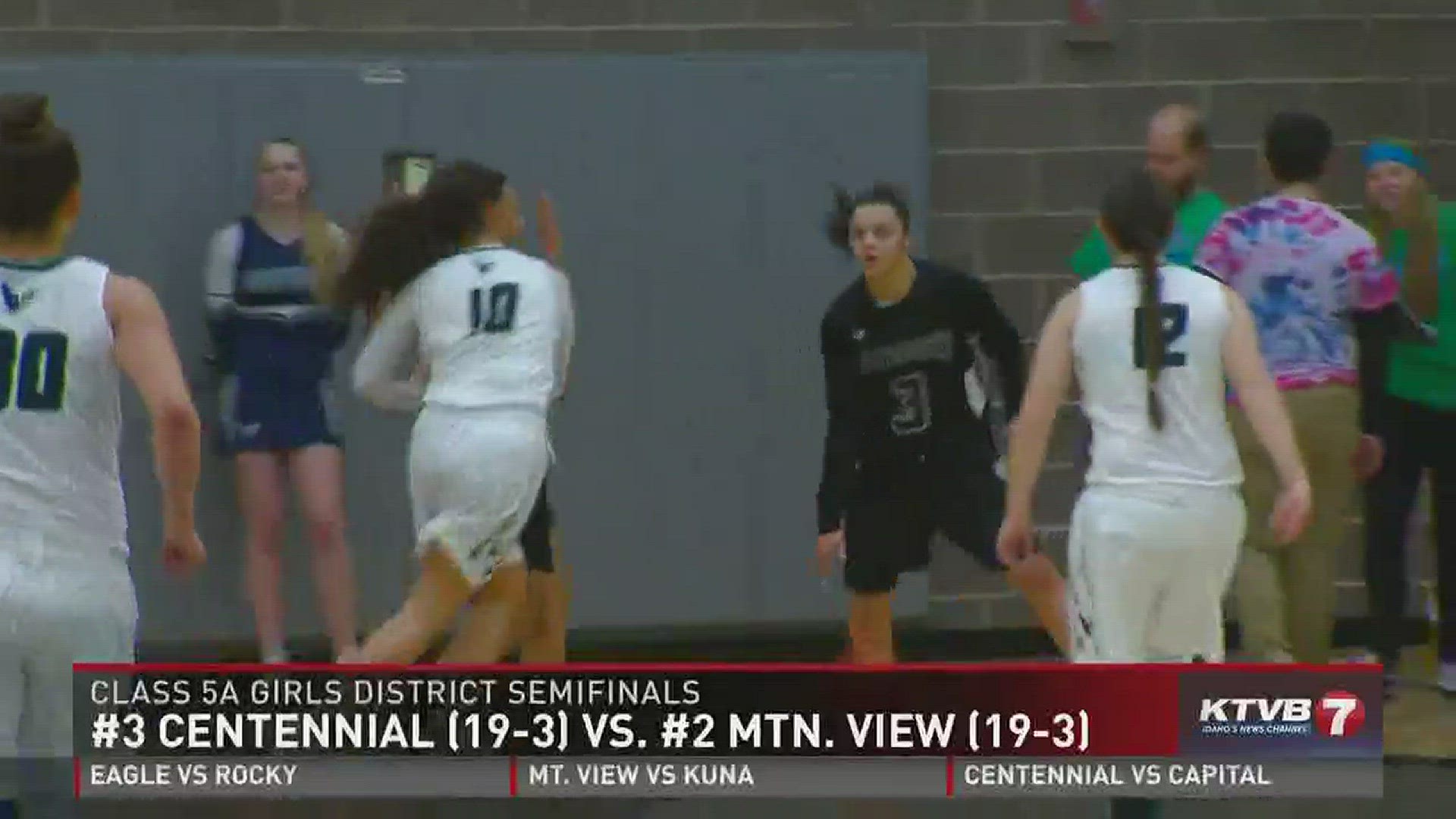 Centennial vs. Mountain View girls district basketball highlights