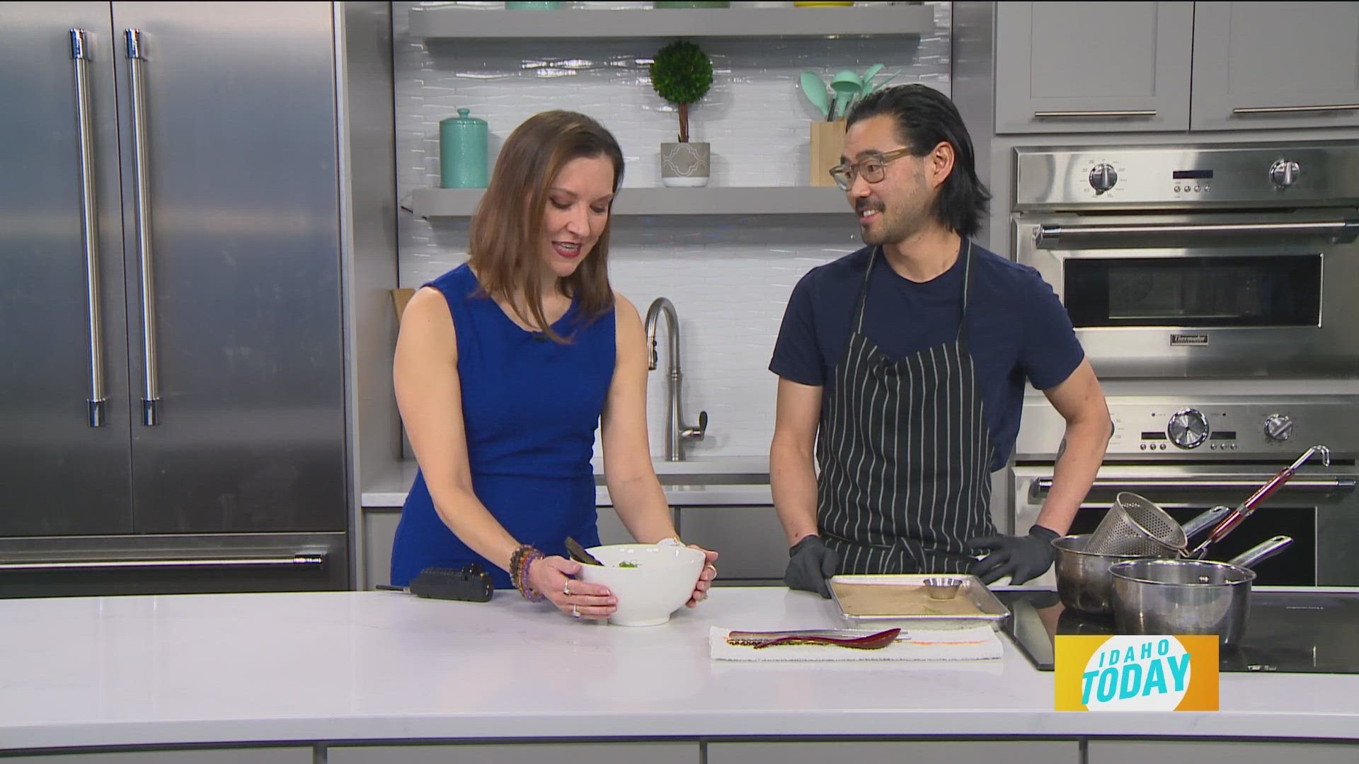 Chef Komori prepared a Japanese ‘comfort food’ dish with Mellisa Paul on Idaho Today.