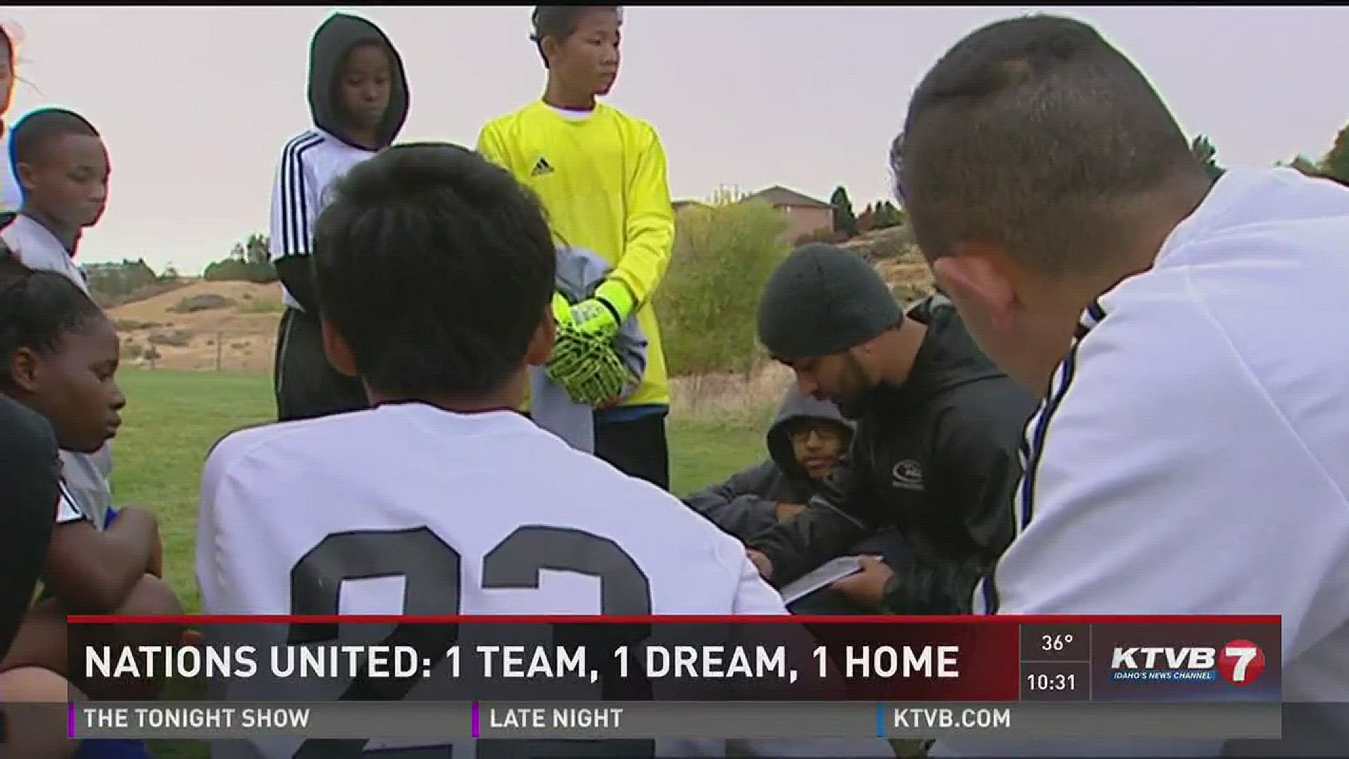 Nations United: 1 team, 1 dream, 1 home.