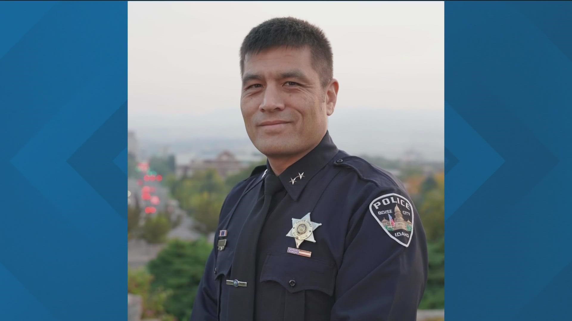 Nine officers filed complaints against their Boise police chief. It was recommended that the chief be placed on leave. It never happened.