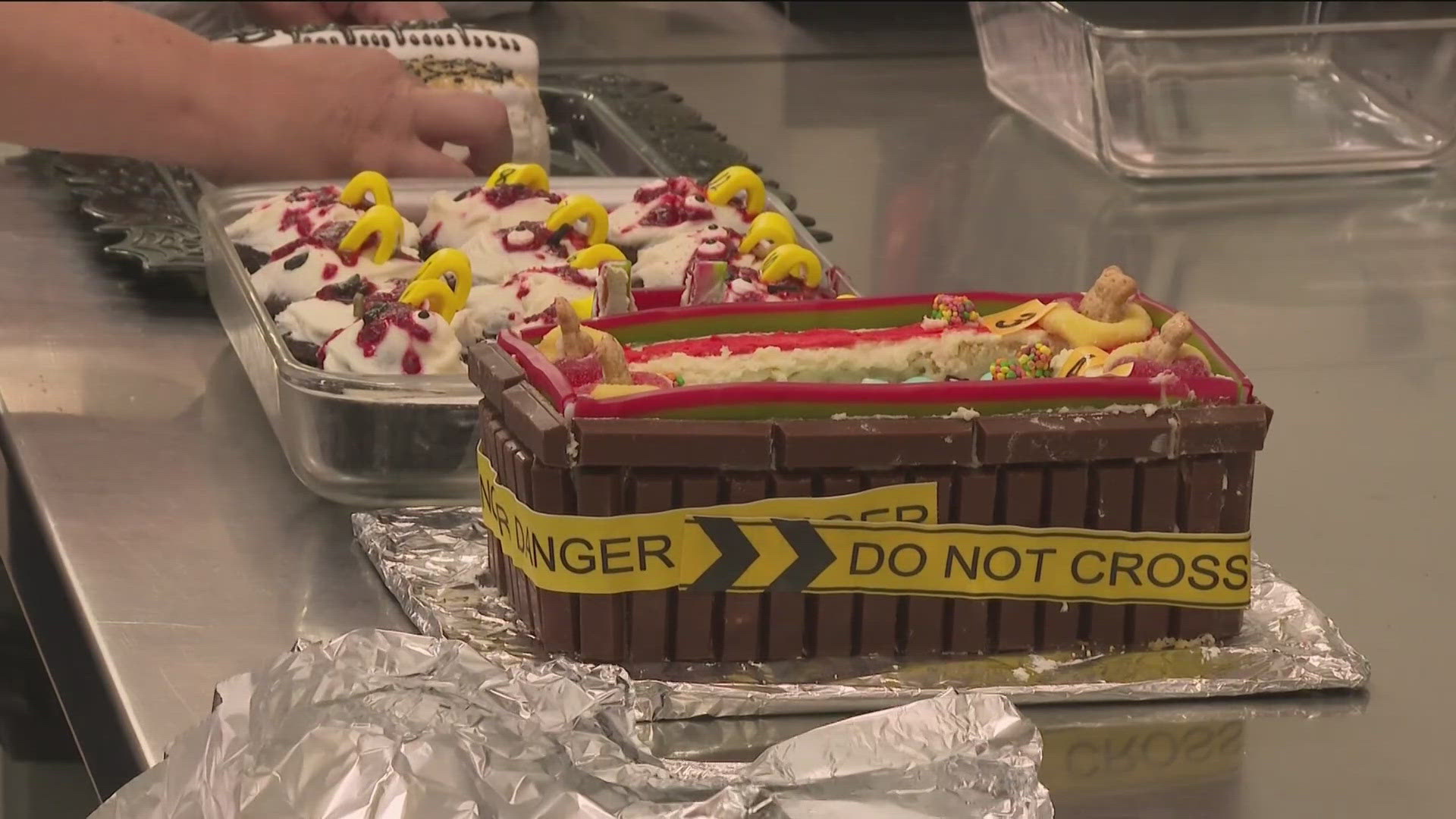 The team held a bake-off and trivia competition with their fellow Boise Police Department coworkers.