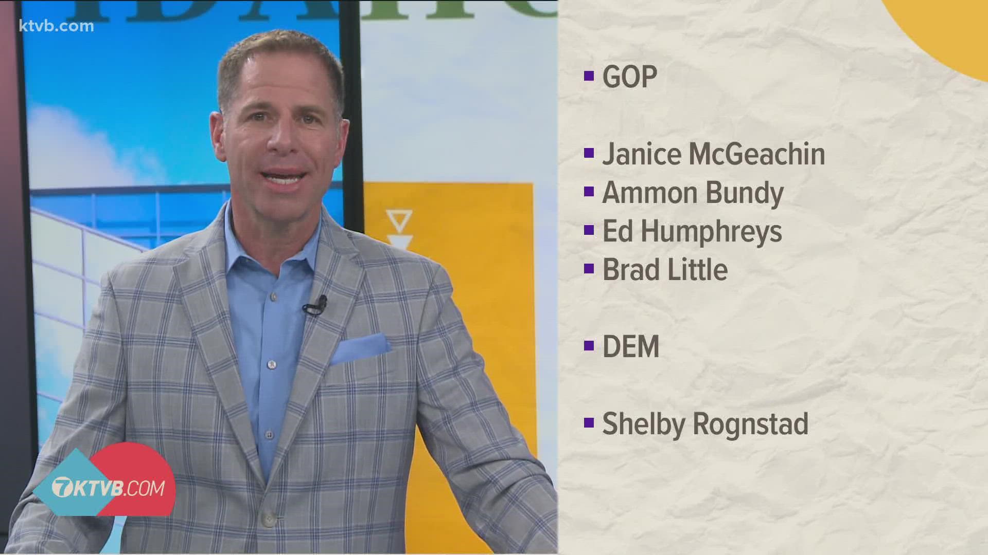 Little joins Lt. Governor Janice McGeachin, Ammon Bundy, Ada Co. GOP Chairman Ed Humphreys and Sandpoint Mayor Shelby Rognstad in the crowded candidate list.