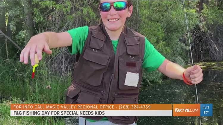 Fish and Game teams up with local nonprofit to provide day of fishing for special needs youth