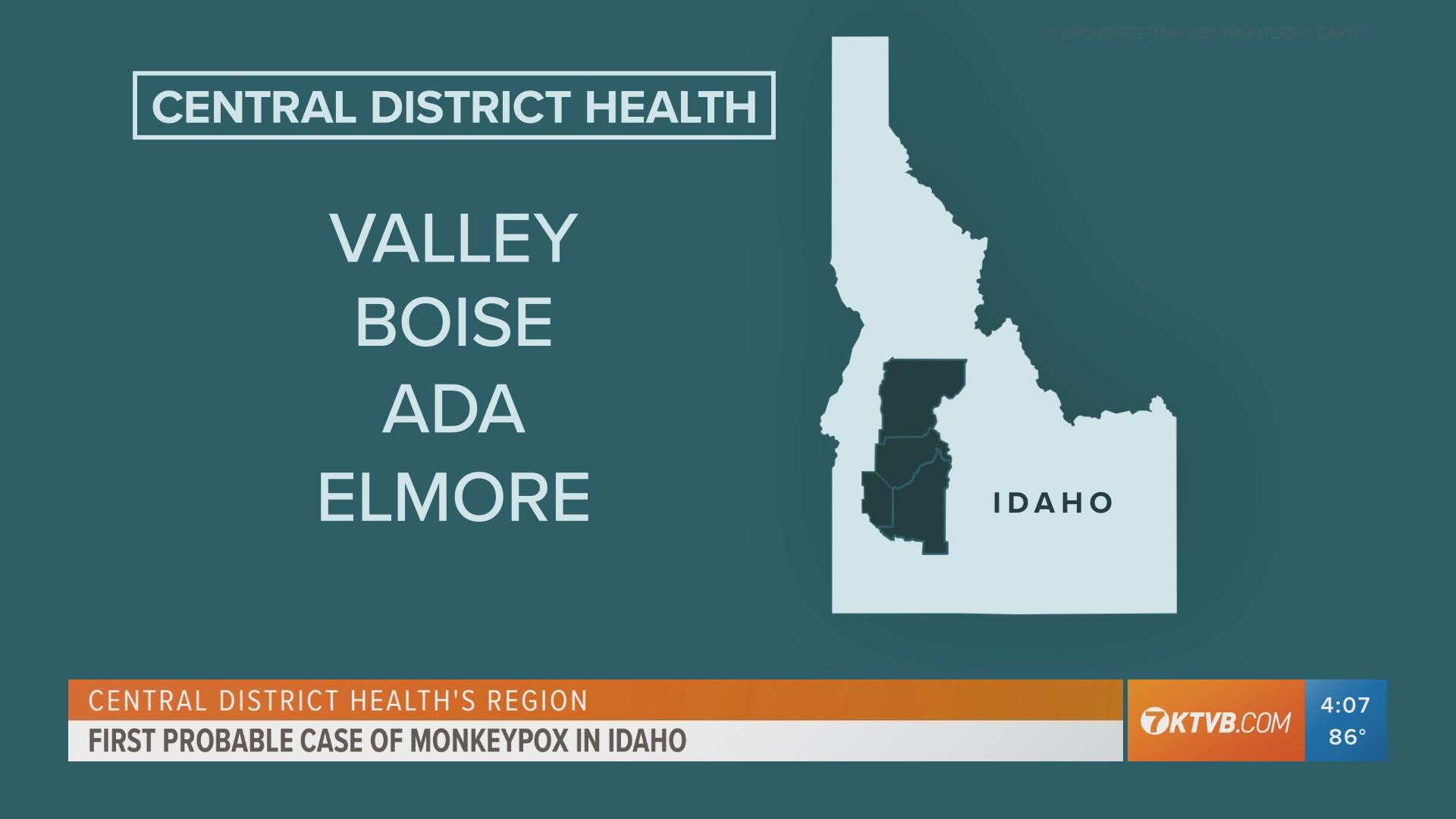 Health officials have identified the first probable monkeypox case in Idaho, the Idaho Division of Public Health and Central District Health announced Wednesday.