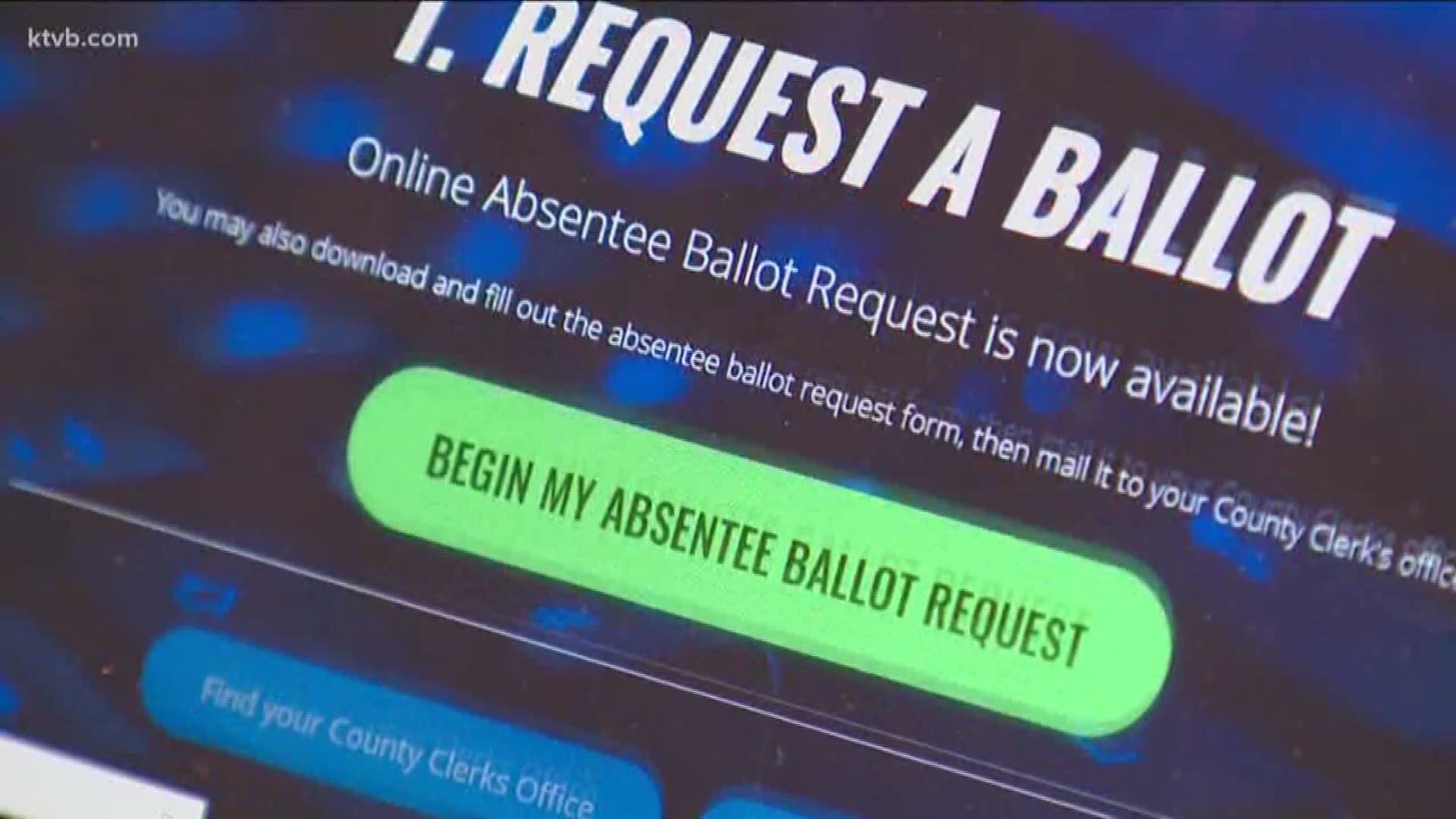 "I urge all voting Idahoans to request their absentee ballots as soon as possible so they can vote from home this year," Gov. Little said.