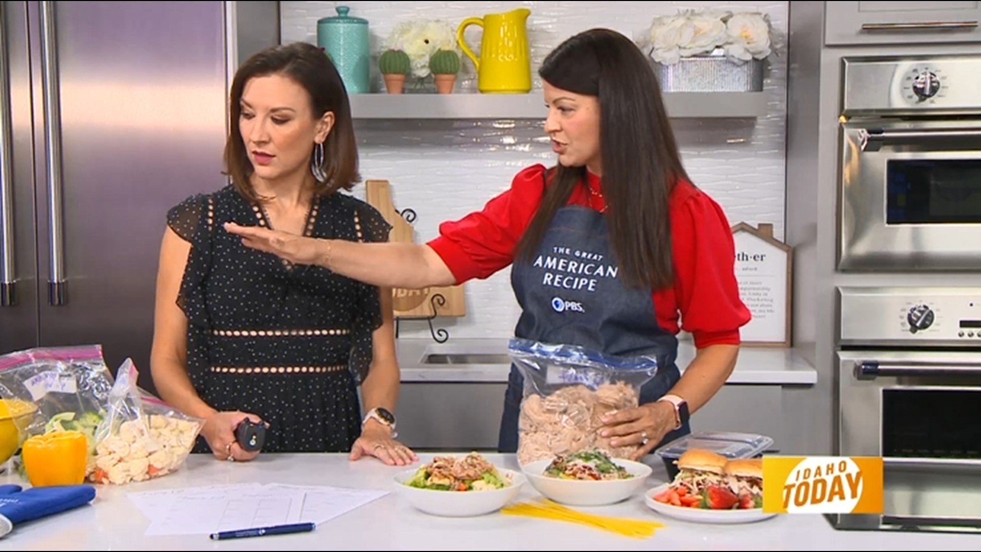 Nikki, local chef and contestant on the PBS show 'The Great American Recipe', shares her 3 best meal prep hacks to save money & time.