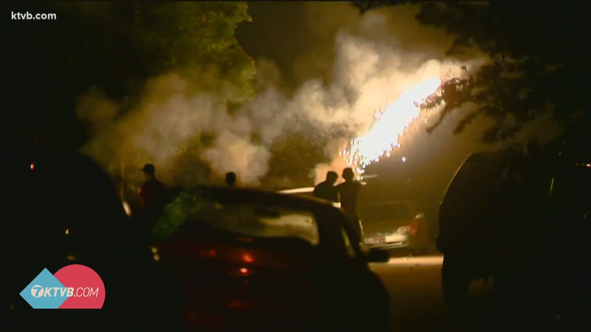 Treasure Valley law enforcement and fire crews were very busy during the Fourth of July holiday weekend.