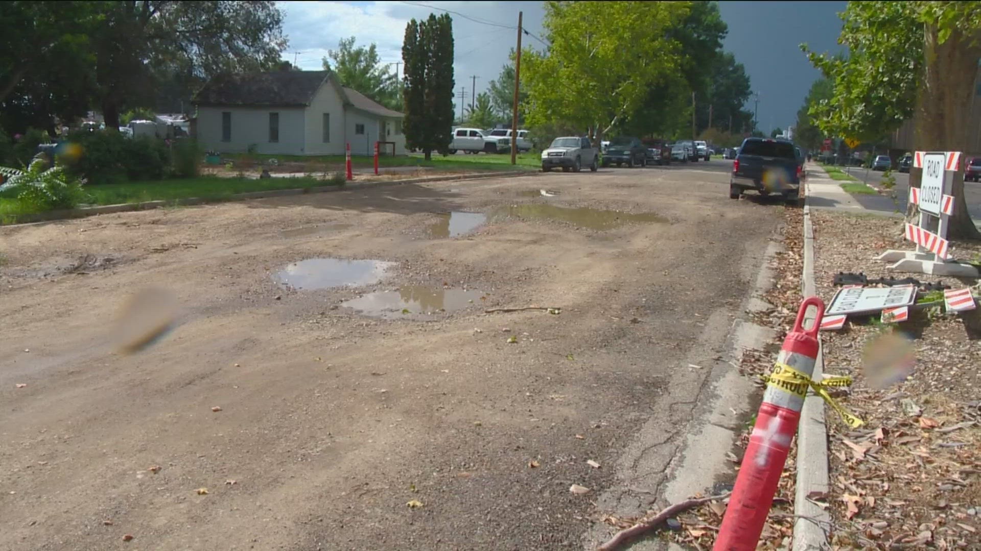 Residents believe it was the city's responsibility to fix it. A city spokesperson said they leveled the road because KTVB asked about the issue.