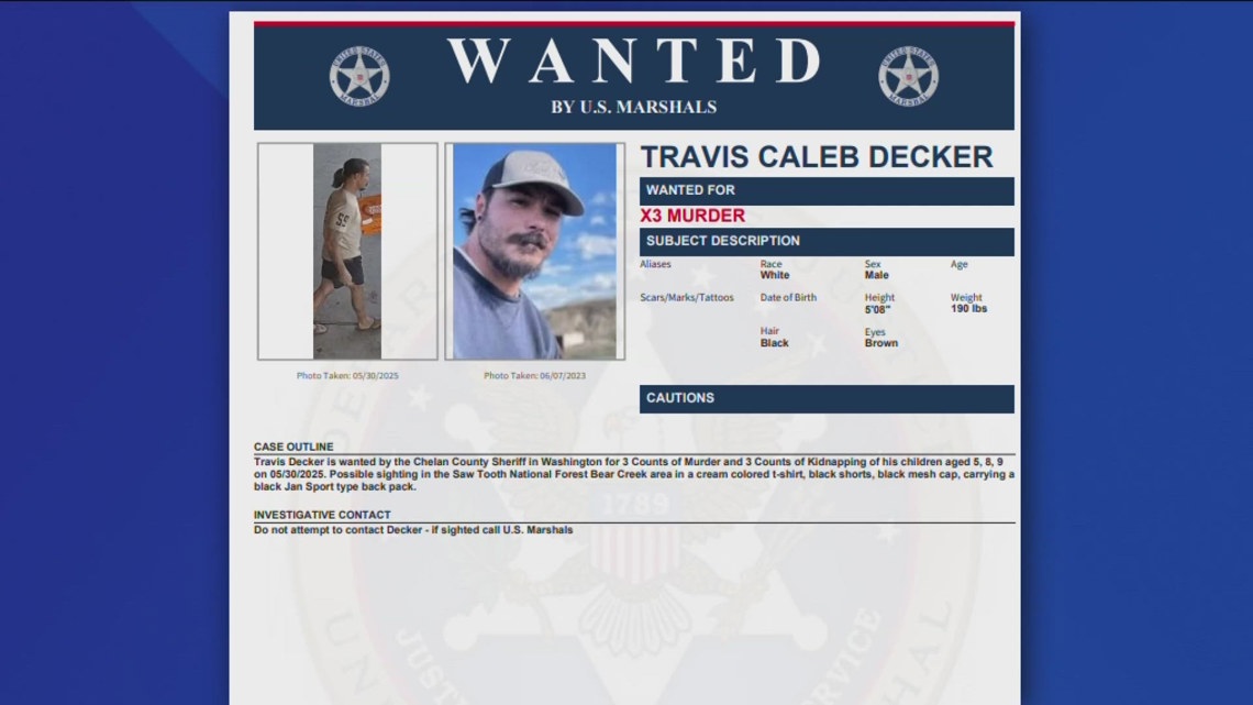 BREAKING: Decker manhunt focuses on Idaho's Sawtooth National Forest ...