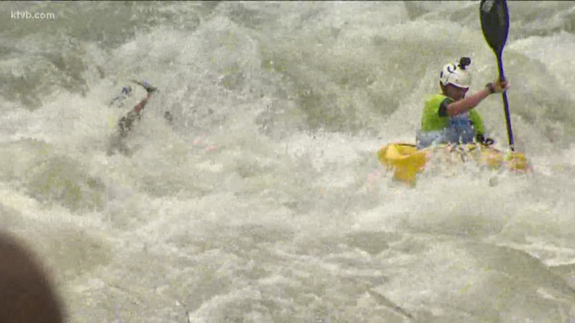 The competition is taking place on the North Fork of the Payette River.