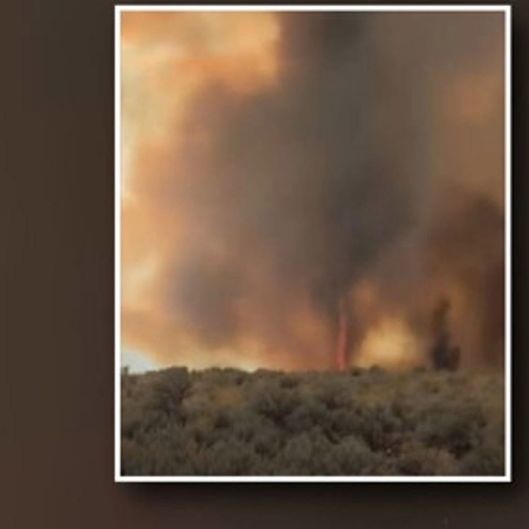 'Fire-nado': Kuna firefighters capture video of large fire whirl | ktvb.com