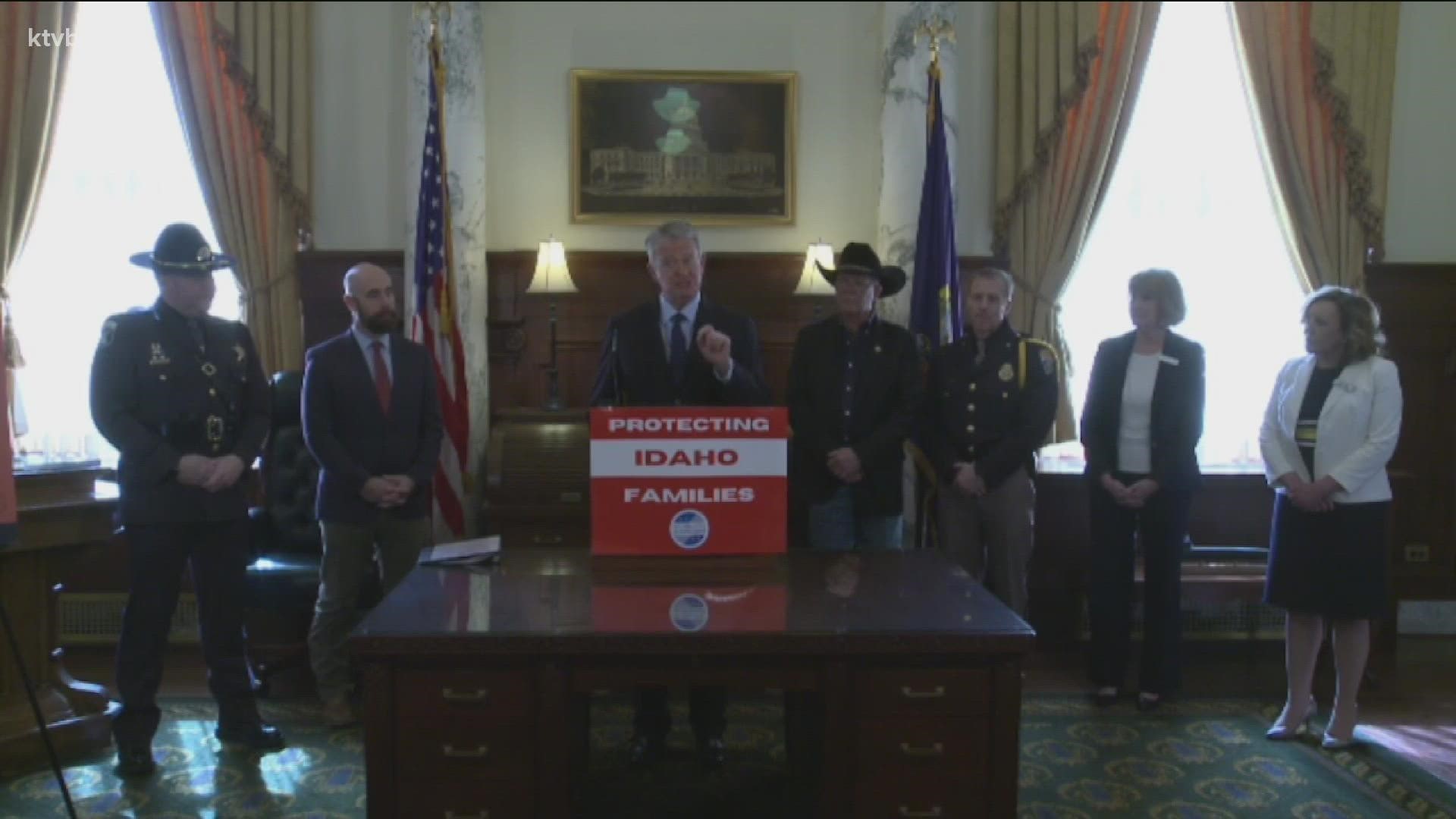 The Idaho governor said "Operation Esto Perpetua" will bring together law enforcement and communities in new ways.