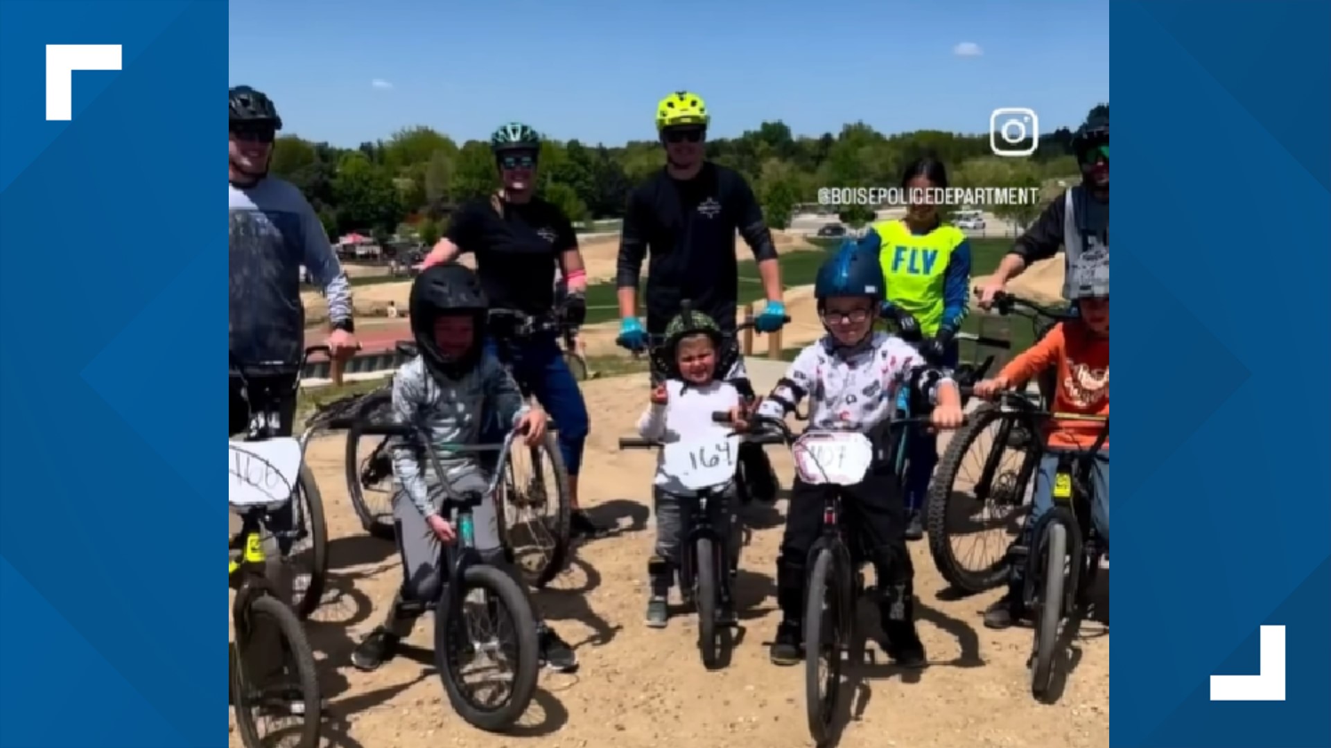 During Saturday's BMX with a Cop event, kids between the ages of 9 and 16 joined officers with the Boise Police Department for some fast-paced fun.