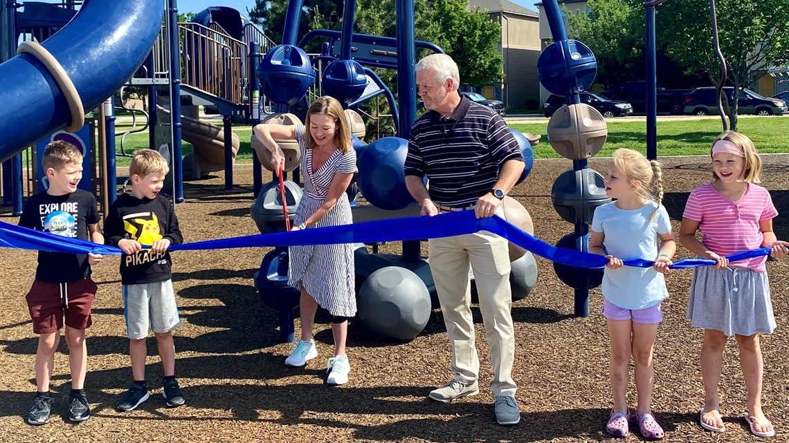 Accessible playground dedicated at Boise's Pine Grove Park