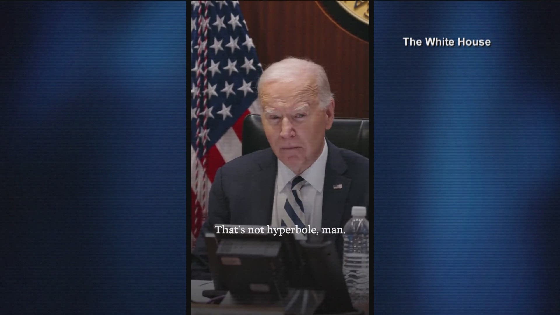 Biden noted note that their brave actions quote "make us all proud."
