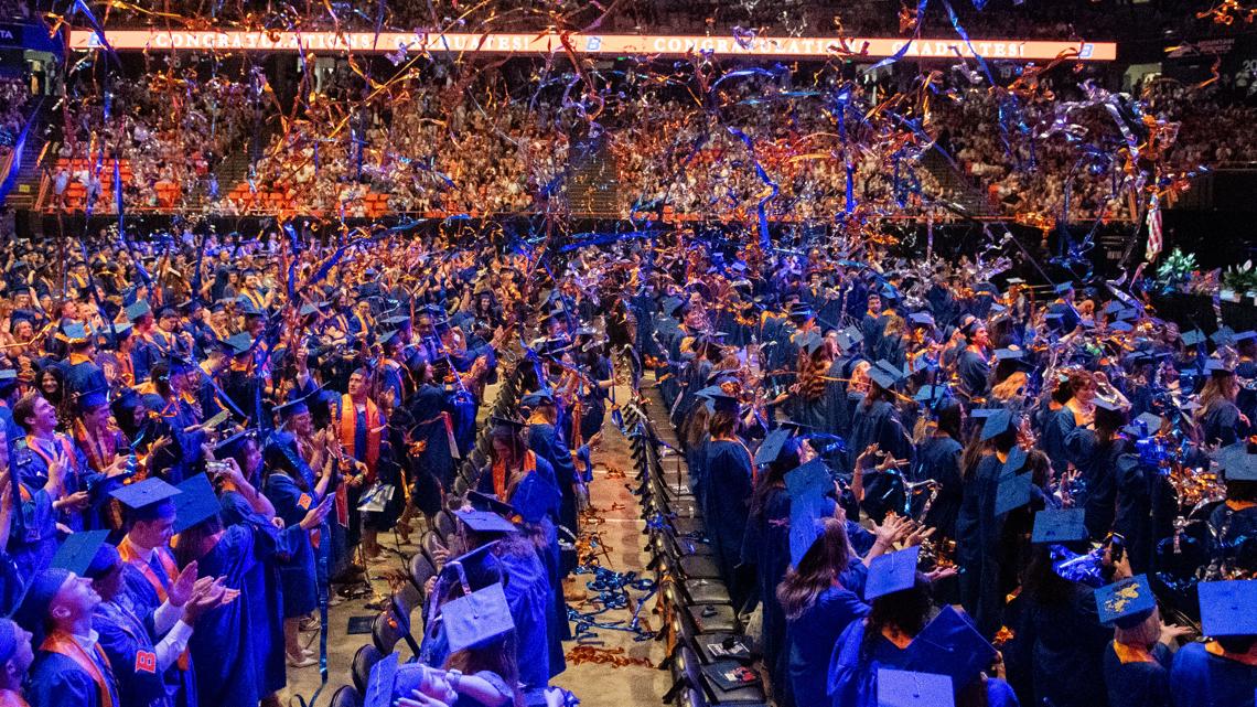 Boise State University celebrates 3,403 graduates in milestone commencement ceremony