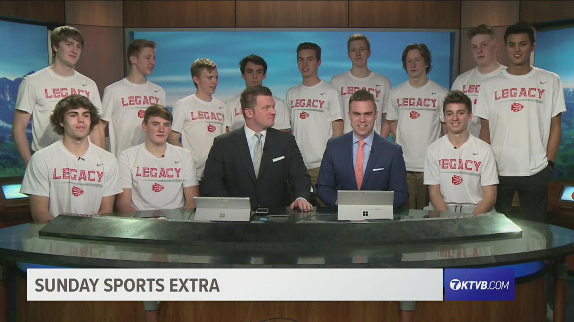 The Boise Braves boys varsity basketball team joined Jay Tust and Will Hall in studio