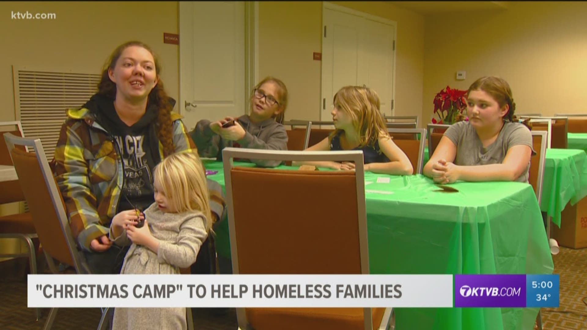 Ten families received a three-night stay at a Boise hotel.