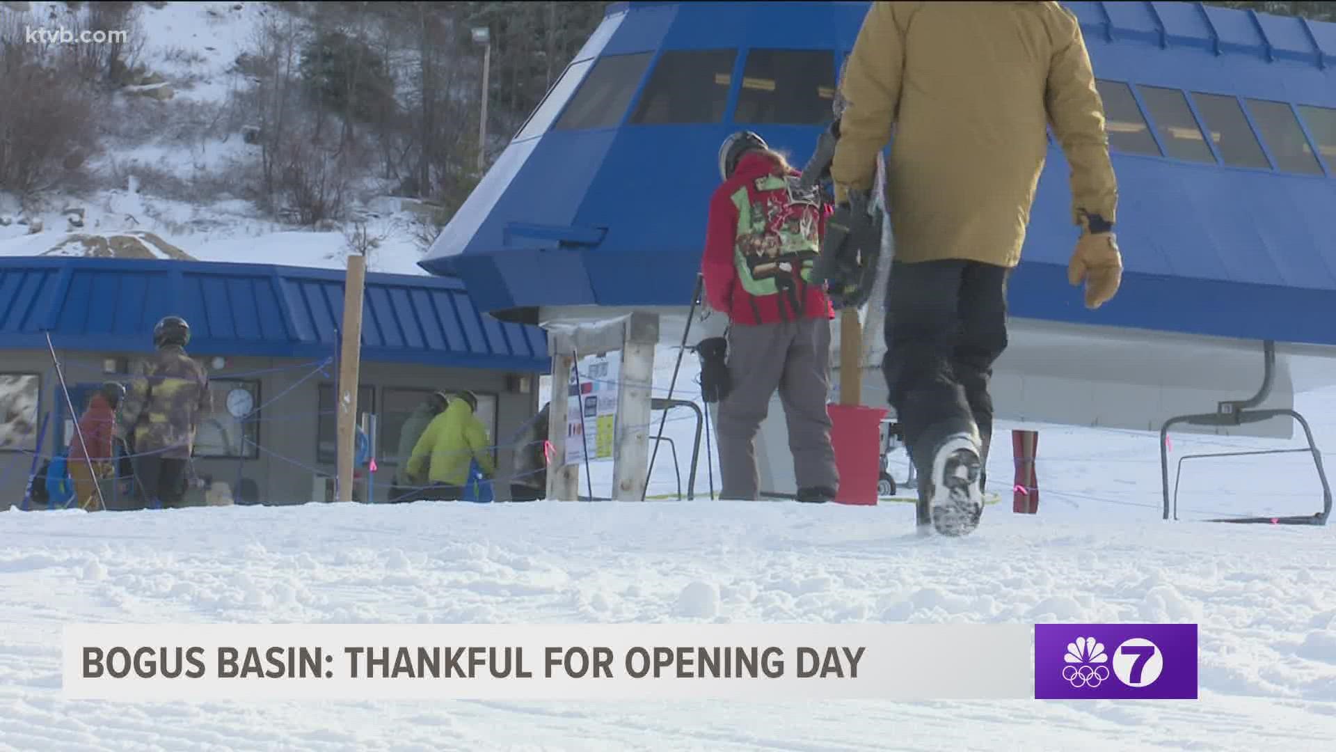 Thanksgiving marked Opening Day at Bogus Basin.
