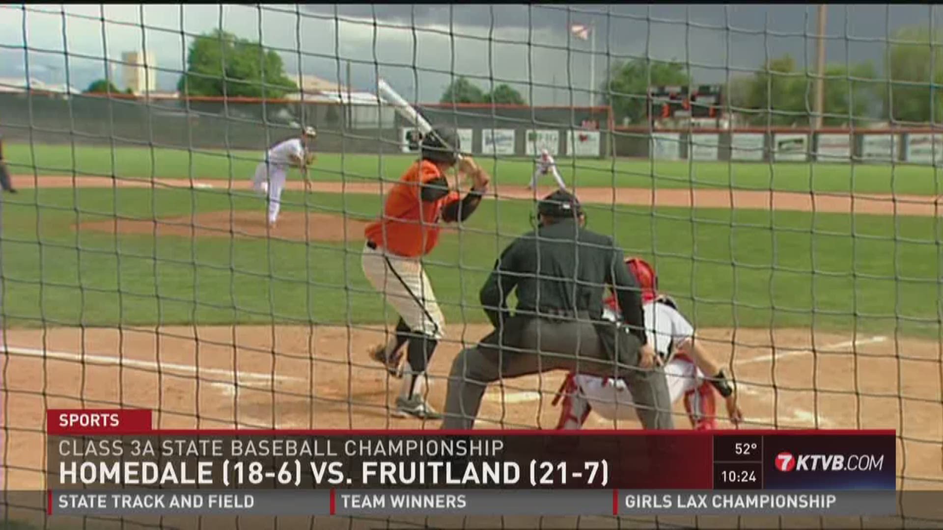 Fruitland vs. Homedale 3A state baseball championship 5/21/2016.