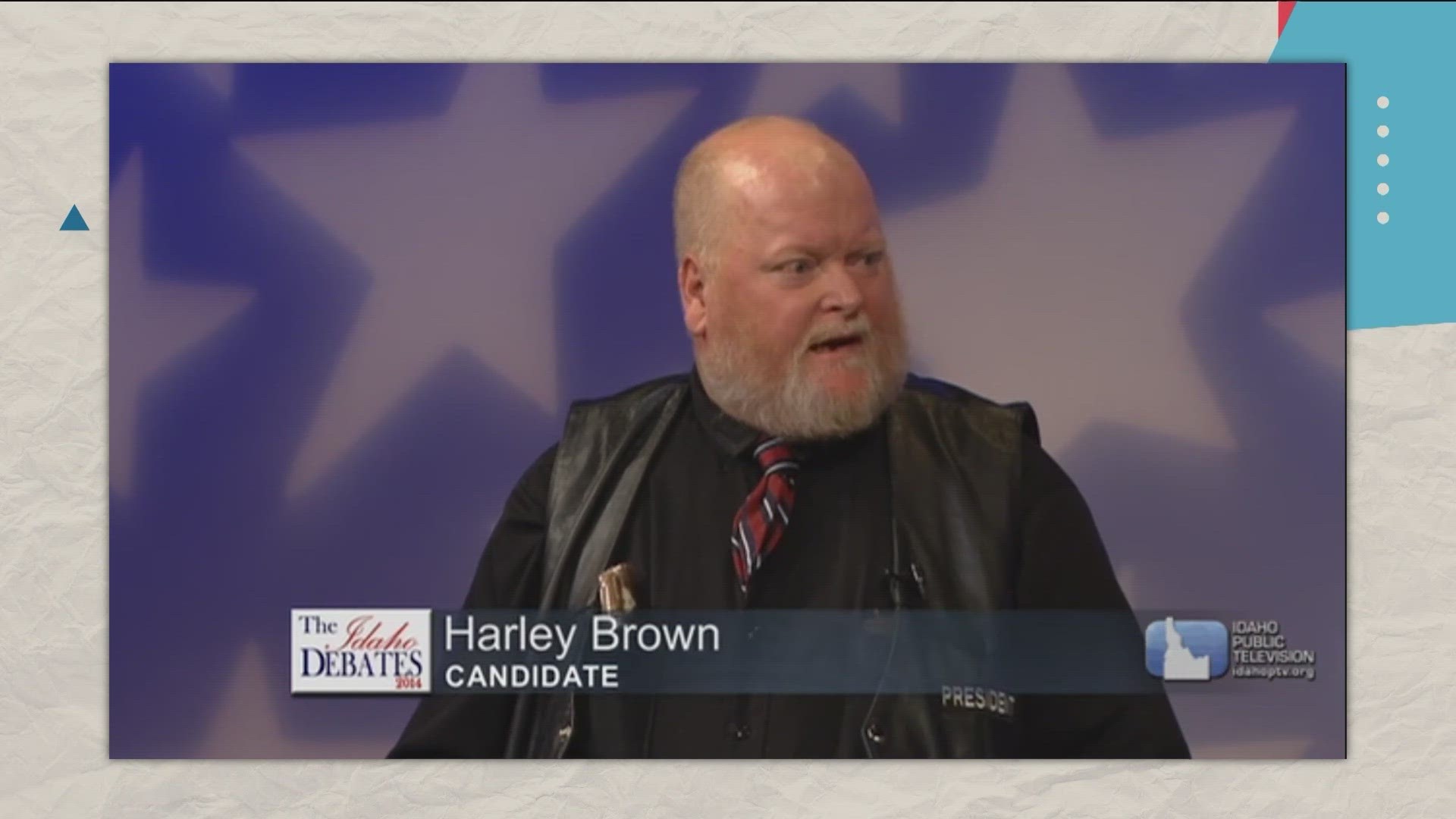 The non-politician became an overnight viral sensation after his moments from the 2014 Idaho Public Television debate for the Republican primary.