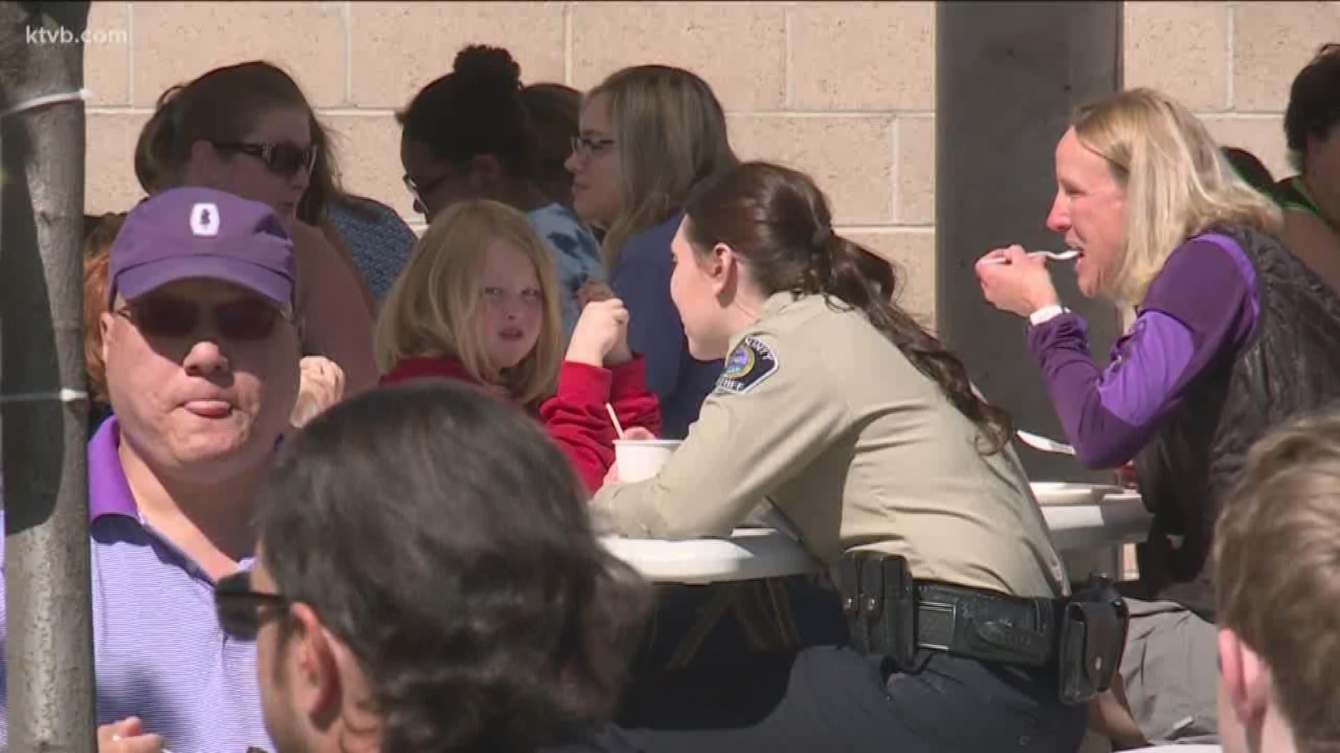 Deputies were also paired up with children who have had run-ins with law enforcement in the past.