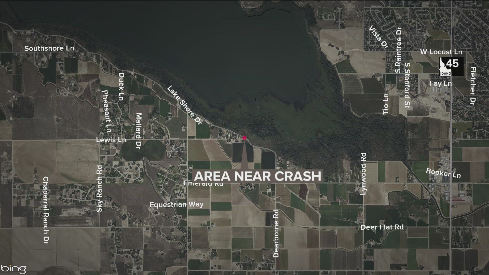 The crash, near Lake Lowell, sent two women to the hospital. One from Boise, the other from North Platte, Nebraska.