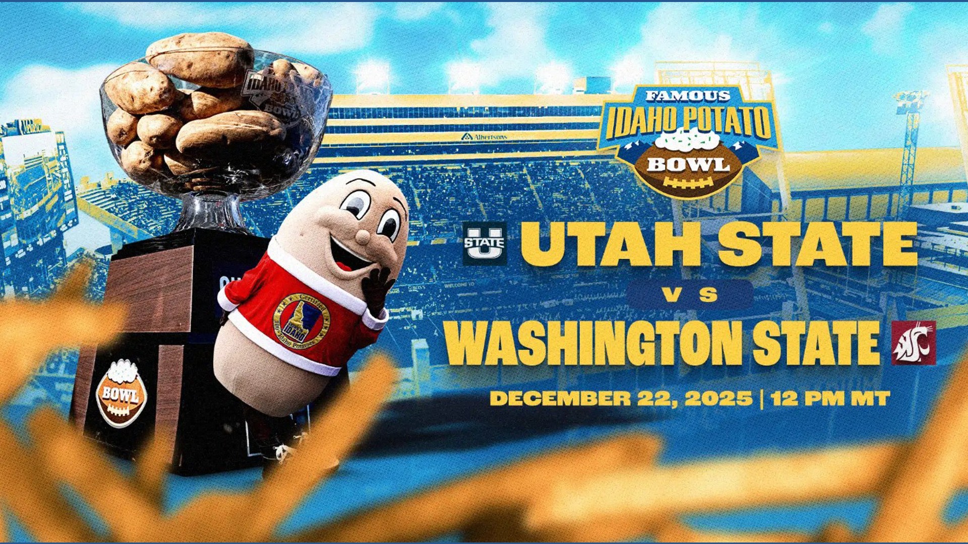 Washington State to face future Pac-12 foe Utah State in Famous Idaho