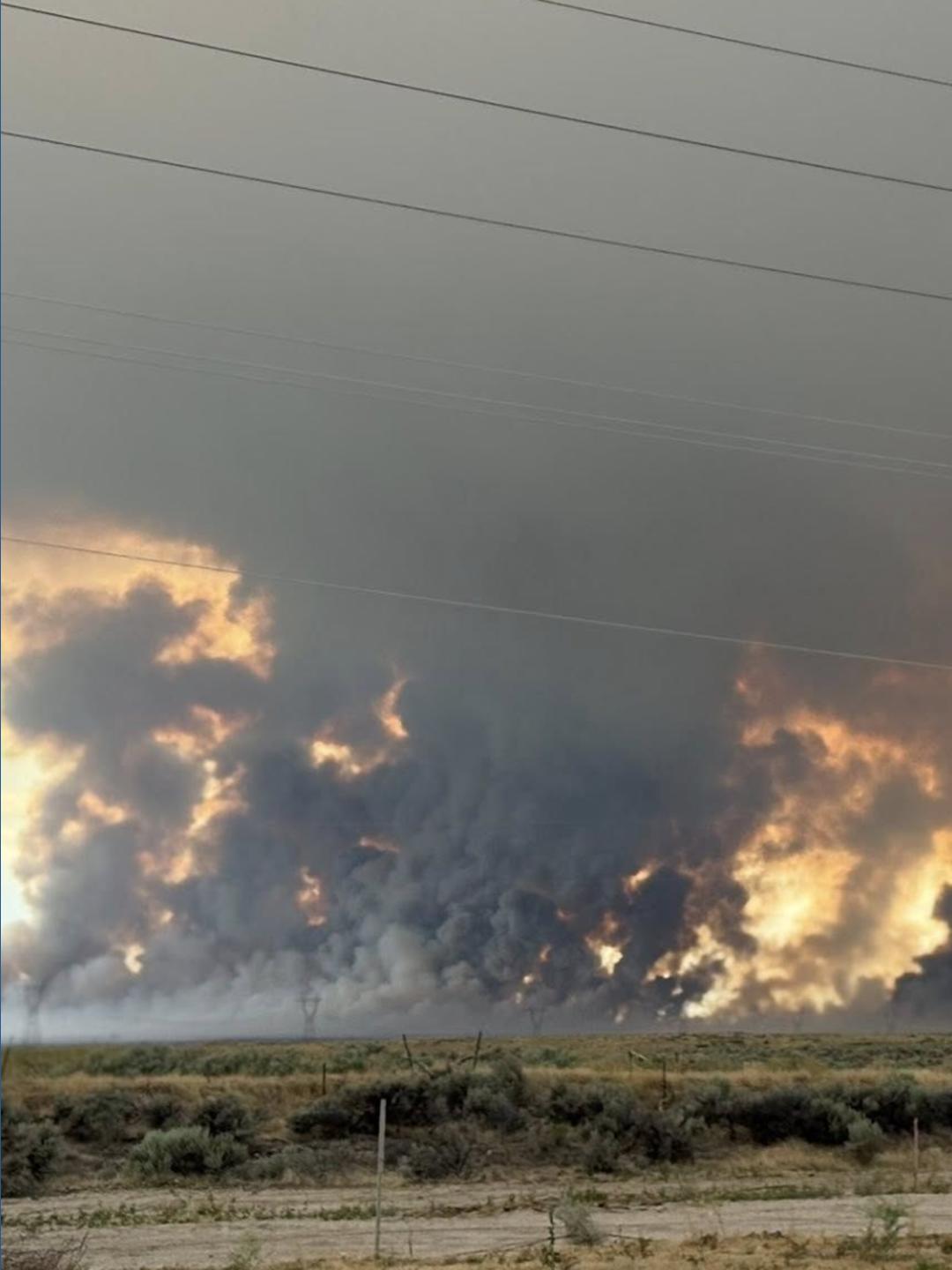 Range Fire south of Boise sparked by explosive disposal | ktvb.com