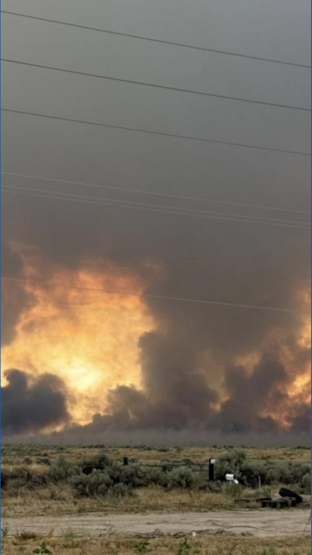 Range Fire south of Boise sparked by explosive disposal | ktvb.com