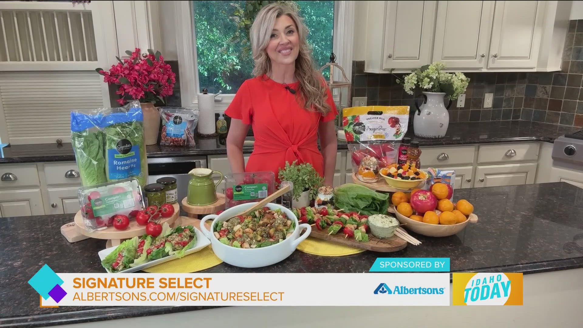Dietician Annessa Chumbley makes some easy, quick meals for a busy family