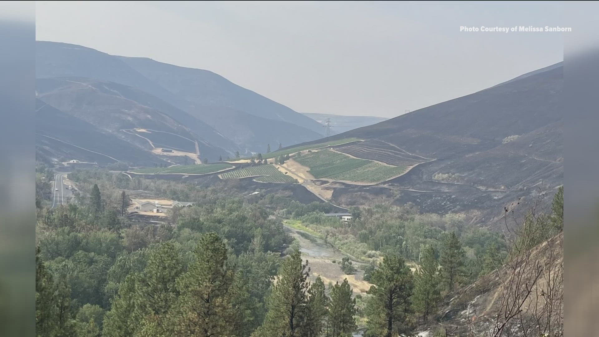 Crews are starting to assess the damage as the Gwen Fire continues to burn.