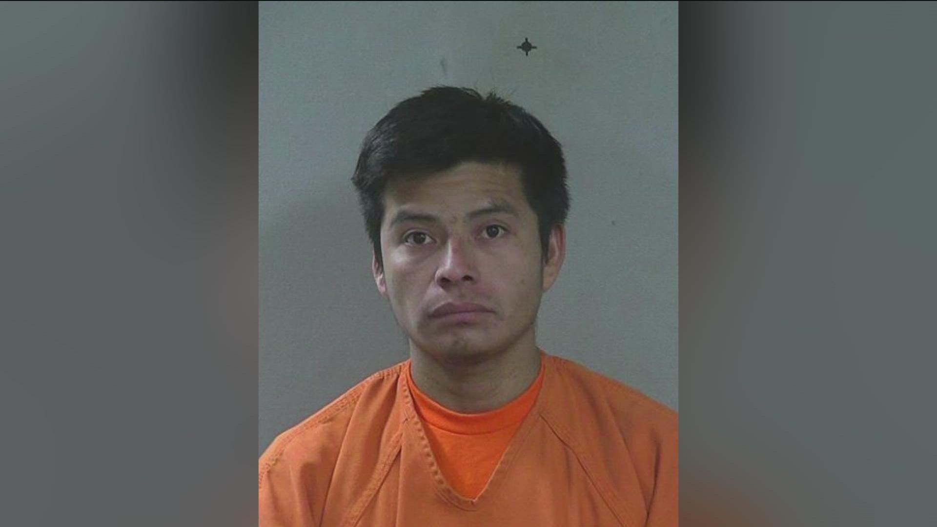 Justino Morales Ramos was booked into the Canyon County Jail early Wednesday morning.