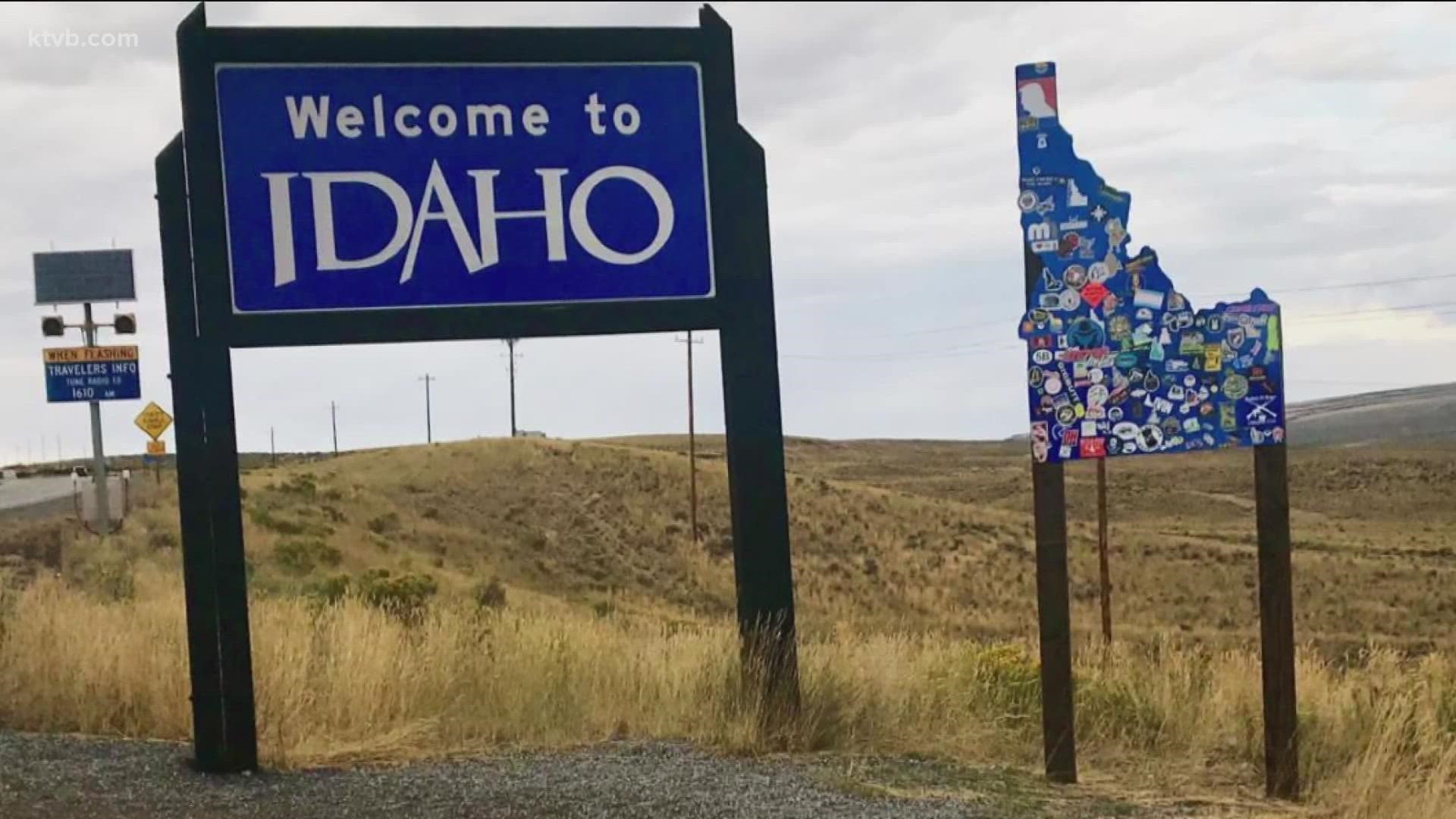 ITD said the idea started after at least one of the "Welcome to Idaho" state-line signs was littered with stickers, to the point that it was almost difficult to read