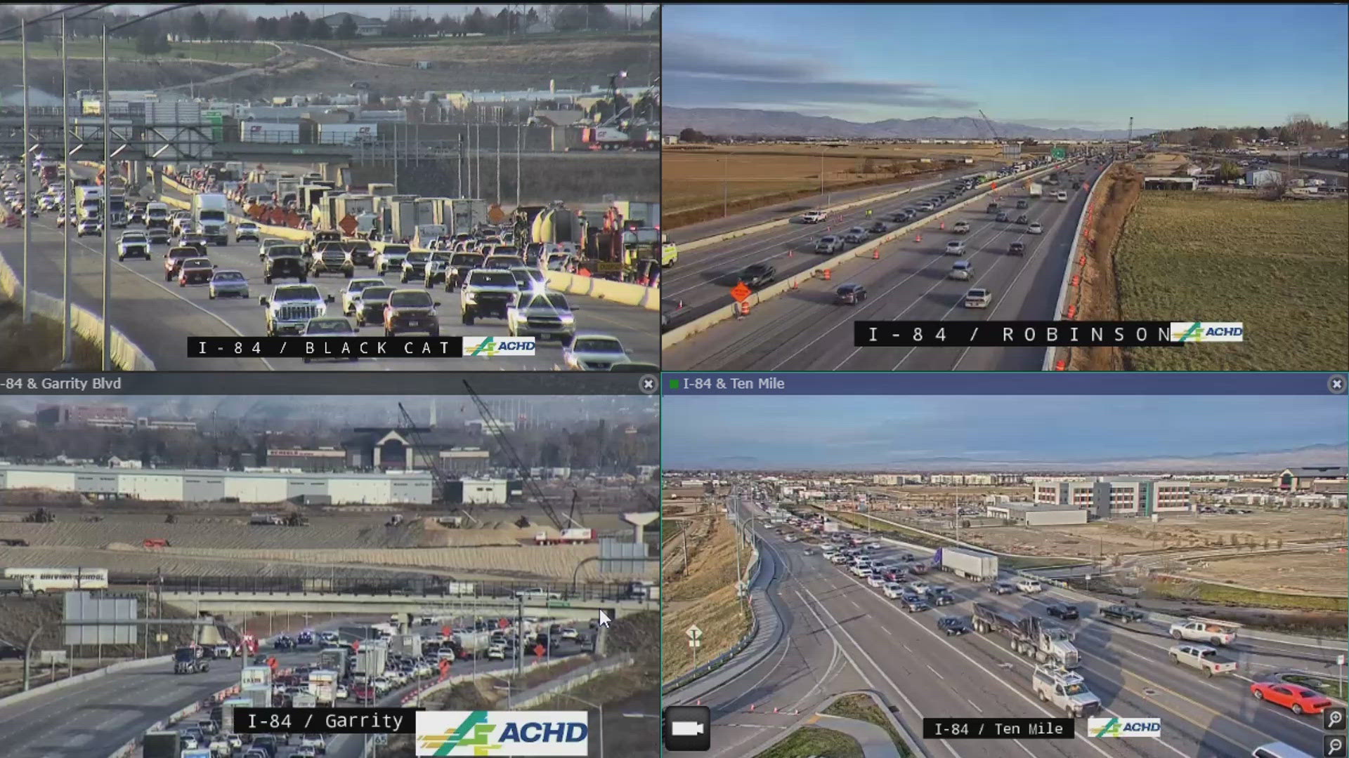 Two crashes increased travel times for Treasure Valley commuters around 4 p.m. on Nov. 25.