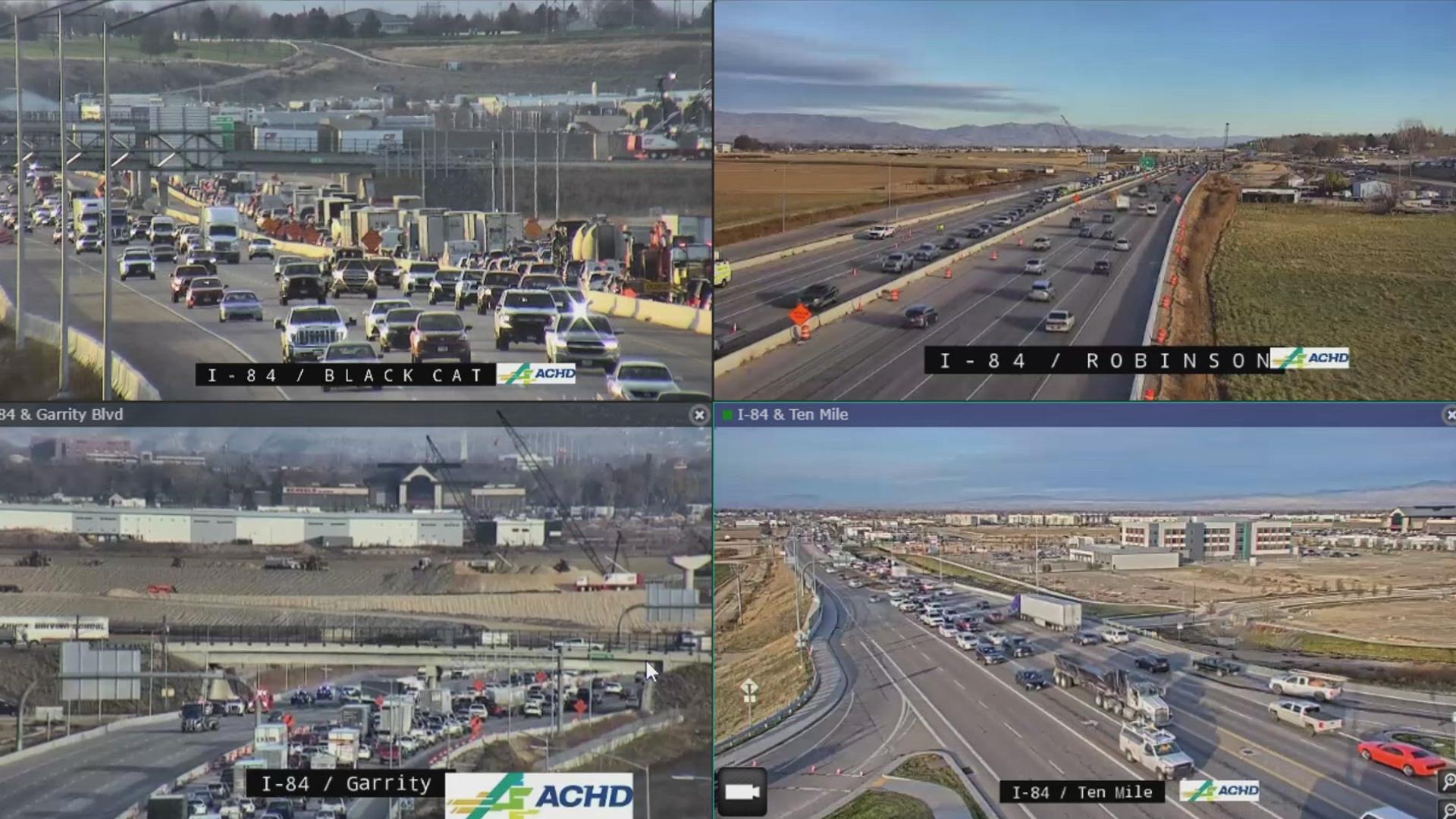 Crashes snarl traffic on I-84 ahead of Thanksgiving travel | ktvb.com
