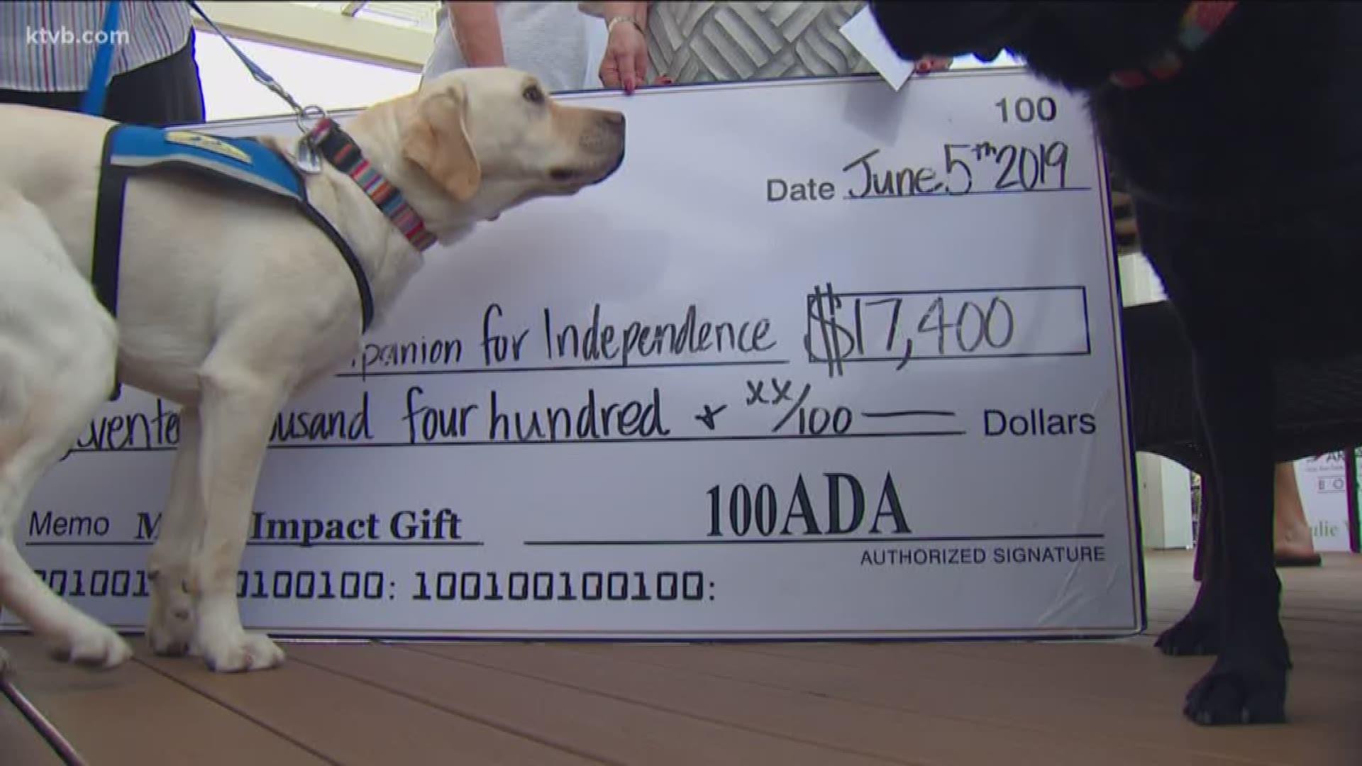 This year, Canine Companions for Independence was the big winner, with a donation of over more than $17,000.
