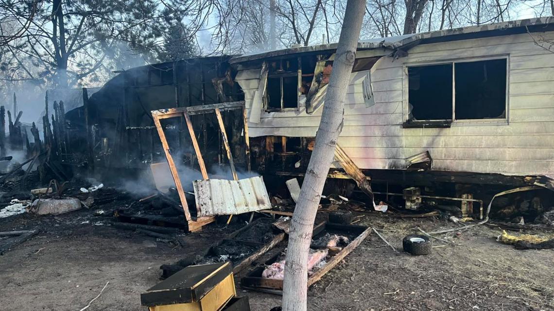 Man taken to hospital for minor burns after house fire in Middleton ...