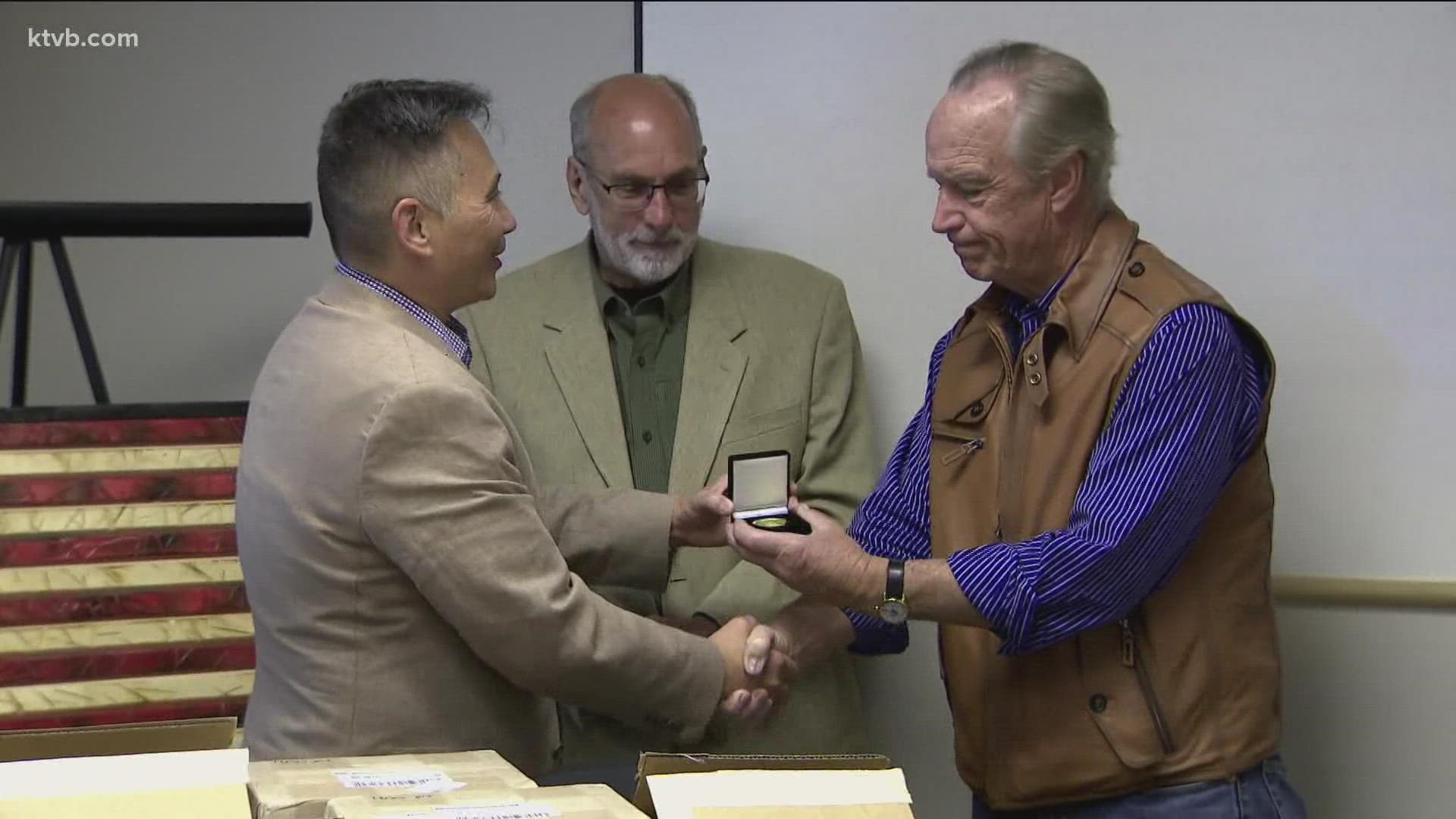 The remembrance coins will be given to families of veterans who are buried or inured at the Idaho State Veterans Cemetery after May 30.