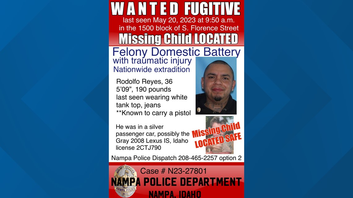 Two Year Old Nampa Boy Found Non Custodial Father Wanted 3308