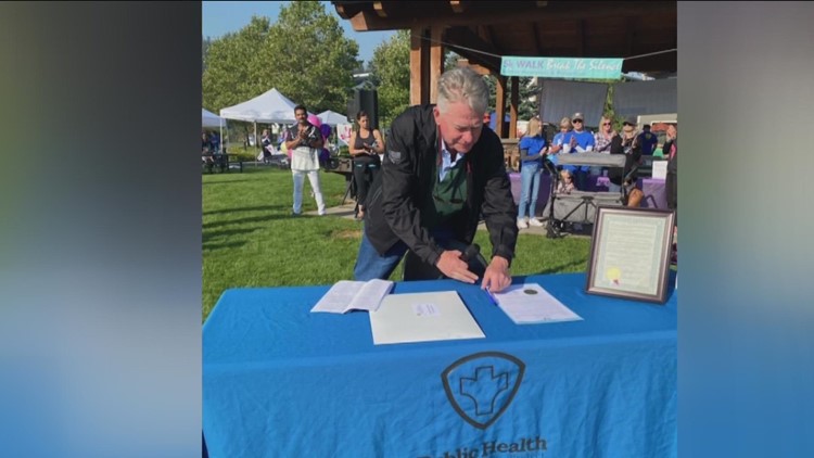 Suicide Prevention Month proclamation signed by Idaho Governor
