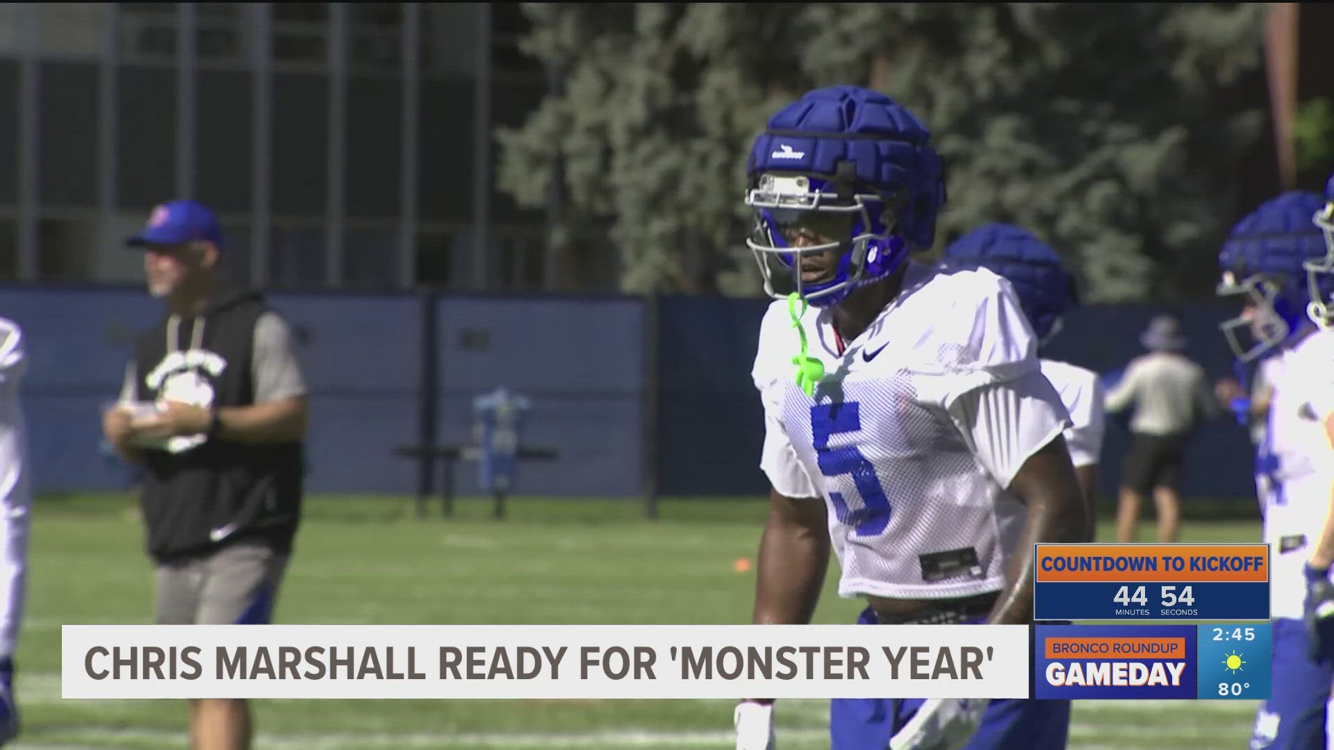 Chris Marshall steps into the Boise State spotlight after missing most of the 2024 season due to injury following stops at Texas A&M and Ole Miss. 